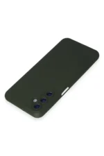 Uray store Samsung Galaxy M14 5G Kılıf Nano içi Kadife Silikon - Koyu Yeşil - Görsel 3