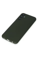 Uray store Samsung Galaxy M14 5G Kılıf Nano içi Kadife Silikon - Koyu Yeşil - Görsel 4