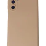 Uray store Samsung Galaxy M14 5G Kılıf Nano içi Kadife Silikon - Pudra