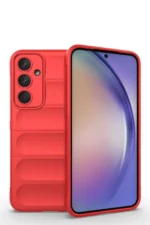 Uray store Samsung Galaxy M14 5G Kılıf Optimum Silikon - Kırmızı