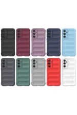 Uray store Samsung Galaxy M14 5G Kılıf Optimum Silikon - Koyu Yeşil - Görsel 2