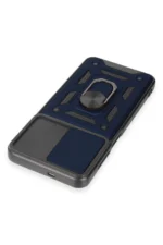 Uray store Samsung Galaxy M14 5G Kılıf Pars Lens Yüzüklü Silikon - Lacivert - Görsel 6