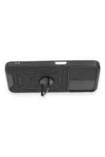 Uray store Samsung Galaxy M14 5G Kılıf Pars Lens Yüzüklü Silikon - Siyah - Görsel 3