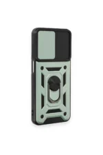Uray store Samsung Galaxy M14 5G Kılıf Pars Lens Yüzüklü Silikon - Yeşil - Görsel 2