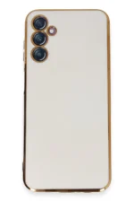 Uray store Samsung Galaxy M14 5G Kılıf Volet Silikon - Beyaz