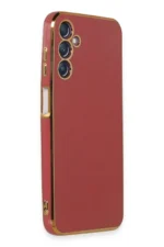 Uray store Samsung Galaxy M14 5G Kılıf Volet Silikon - Kırmızı - Görsel 2