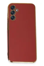 Uray store Samsung Galaxy M14 5G Kılıf Volet Silikon - Kırmızı