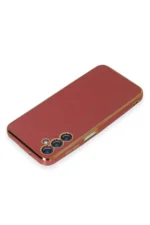 Uray store Samsung Galaxy M14 5G Kılıf Volet Silikon - Kırmızı - Görsel 3