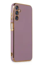 Uray store Samsung Galaxy M14 5G Kılıf Volet Silikon - Mor - Görsel 2