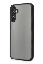 Uray store Samsung Galaxy M15 Kılıf Montreal Silikon Kapak - Siyah - Görsel 2