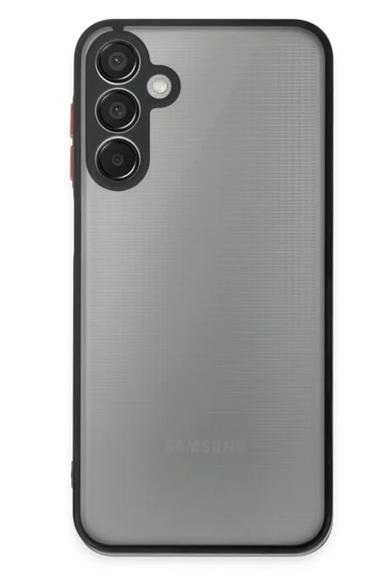 Uray store Samsung Galaxy M15 Kılıf Montreal Silikon Kapak - Siyah