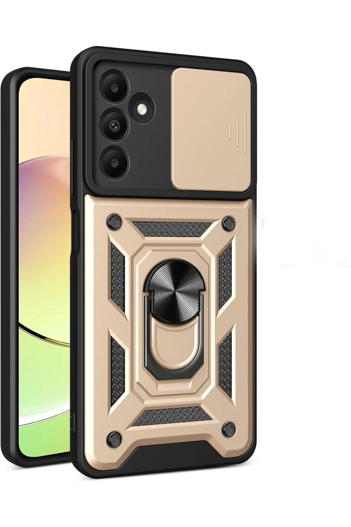 newface-samsung-galaxy-m15-kilif-pars-lens-yuzuklu-silikon-gold-default Uray store Samsung Galaxy M15 Kılıf Pars Lens Yüzüklü Silikon - Gold - Görsel 1