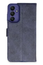 Uray store Samsung Galaxy M15 Kılıf Trend S Plus Kapaklı Kılıf - Lacivert