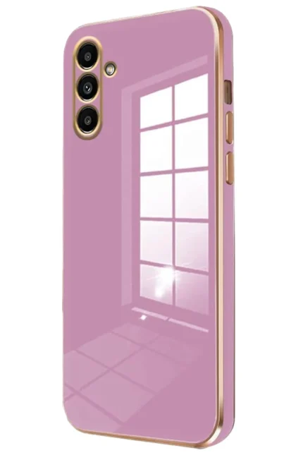 Uray store Samsung Galaxy M15 Kılıf Volet Silikon - Mor