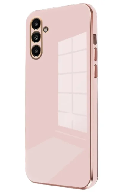 Uray store Samsung Galaxy M15 Kılıf Volet Silikon - Pembe