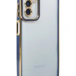 Uray store Samsung Galaxy M23 Kılıf Liva Lens Silikon - Mavi
