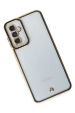 Uray store Samsung Galaxy M23 Kılıf Liva Lens Silikon - Siyah - Görsel 3
