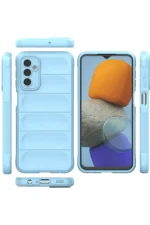 Uray store Samsung Galaxy M23 Kılıf Optimum Silikon - Sky Blue - Görsel 3
