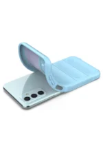 Uray store Samsung Galaxy M23 Kılıf Optimum Silikon - Sky Blue - Görsel 4