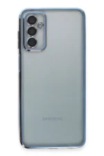Uray store Samsung Galaxy M23 Kılıf Razer Lensli Silikon - Açık Mavi - Görsel 2