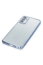 Uray store Samsung Galaxy M23 Kılıf Razer Lensli Silikon - Açık Mavi - Görsel 4