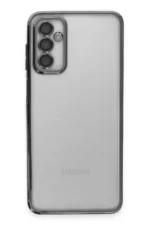 Uray store Samsung Galaxy M23 Kılıf Razer Lensli Silikon - Siyah - Görsel 2