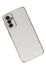 Uray store Samsung Galaxy M23 Kılıf Volet Silikon - Beyaz - Görsel 3