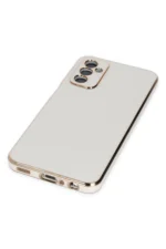 Uray store Samsung Galaxy M23 Kılıf Volet Silikon - Beyaz - Görsel 4