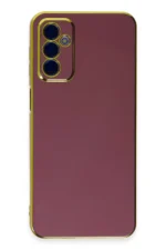 Uray store Samsung Galaxy M23 Kılıf Volet Silikon - Kırmızı