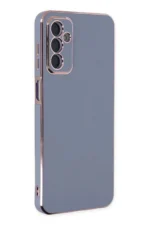 Uray store Samsung Galaxy M23 Kılıf Volet Silikon - Mavi - Görsel 2