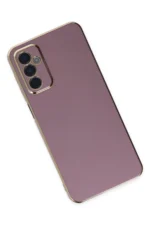 Uray store Samsung Galaxy M23 Kılıf Volet Silikon - Mor - Görsel 3