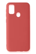 Uray store Samsung Galaxy M31 Kılıf Nano içi Kadife Silikon - Kiremit - Görsel 2