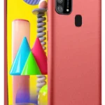 Uray store Samsung Galaxy M31 Kılıf Nano içi Kadife Silikon - Kiremit