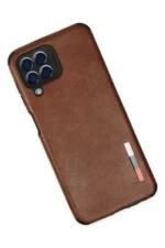 Uray store Samsung Galaxy M33 Kılıf Loop Deri Silikon - Kahverengi - Görsel 2