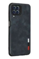 Uray store Samsung Galaxy M33 Kılıf Loop Deri Silikon - Lacivert - Görsel 3