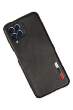 Uray store Samsung Galaxy M33 Kılıf Loop Deri Silikon - Siyah - Görsel 2