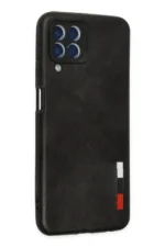 Uray store Samsung Galaxy M33 Kılıf Loop Deri Silikon - Siyah - Görsel 3