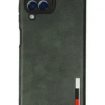 Uray store Samsung Galaxy M33 Kılıf Loop Deri Silikon - Yeşil