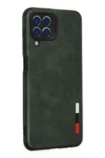 Uray store Samsung Galaxy M33 Kılıf Loop Deri Silikon - Yeşil - Görsel 3