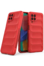 Uray store Samsung Galaxy M33 Kılıf Optimum Silikon - Kırmızı - Görsel 2