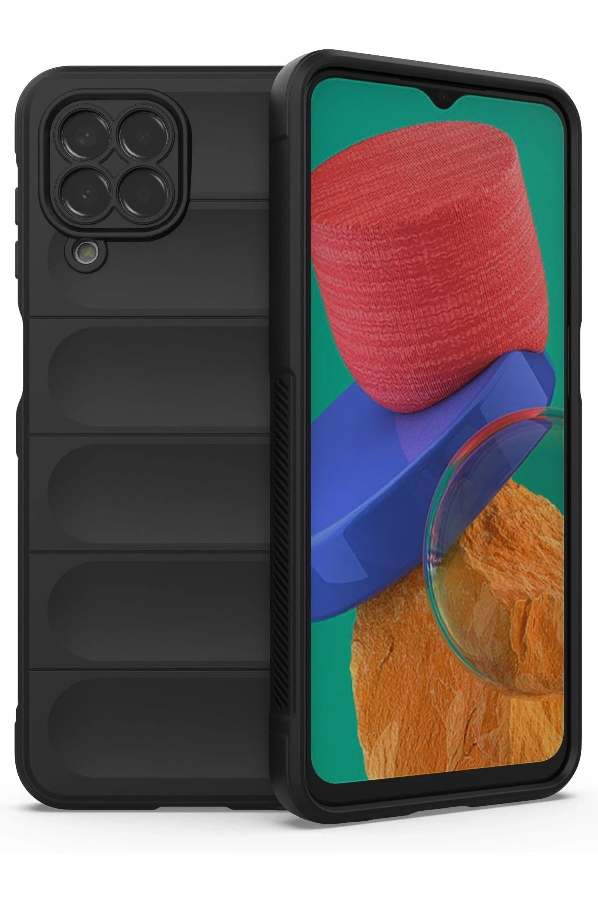 newface-samsung-galaxy-m33-kilif-optimum-silikon-siyah-default Uray store Samsung Galaxy M33 Kılıf Optimum Silikon - Siyah - Görsel 1