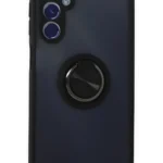 Uray store Samsung Galaxy M34 5G Kılıf Montreal Yüzüklü Silikon Kapak - Siyah