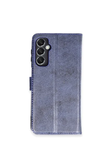 Uray store Samsung Galaxy M34 5G Kılıf Trend S Plus Kapaklı Kılıf - Lacivert