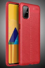Uray store Samsung Galaxy M51 Kılıf Auto Focus Kapak - Kırmızı - Görsel 2