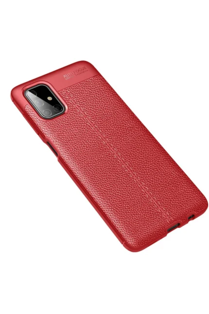 Uray store Samsung Galaxy M51 Kılıf Auto Focus Kapak - Kırmızı