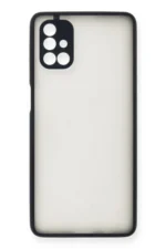 Uray store Samsung Galaxy M51 Kılıf Montreal Silikon Kapak - Lacivert - Görsel 2