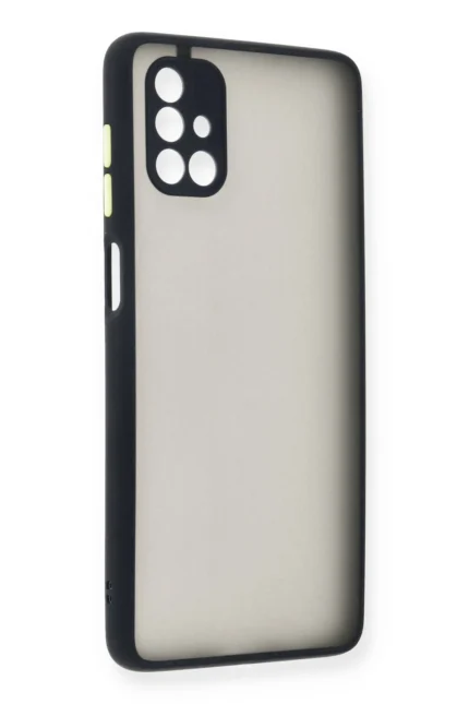 Uray store Samsung Galaxy M51 Kılıf Montreal Silikon Kapak - Lacivert