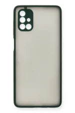 Uray store Samsung Galaxy M51 Kılıf Montreal Silikon Kapak - Yeşil - Görsel 2