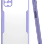Uray store Samsung Galaxy M51 Kılıf Platin Silikon - Lila