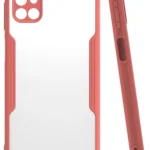 Uray store Samsung Galaxy M51 Kılıf Platin Silikon - Pembe